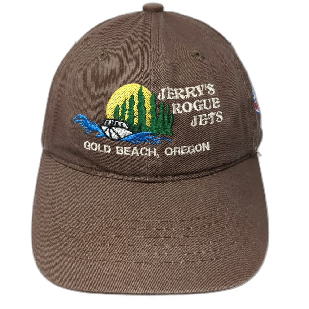 Drift Creek Outdoors Baseball Cap Brown One Size Jerry's Rogue Jets Oregon Hat